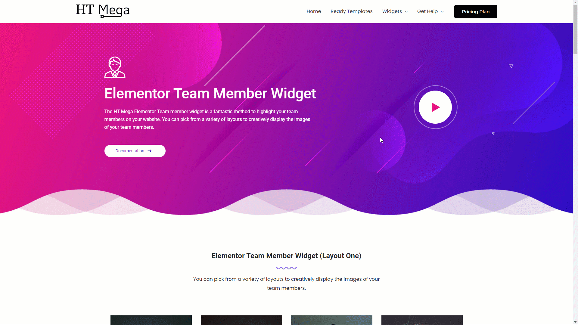 Team Member Widget